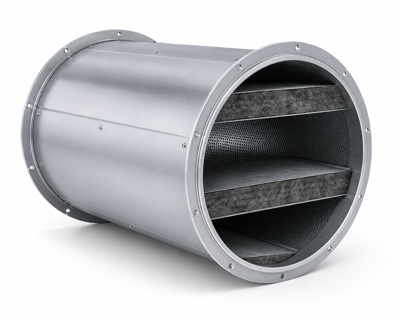 Circular Sound Attenuator
