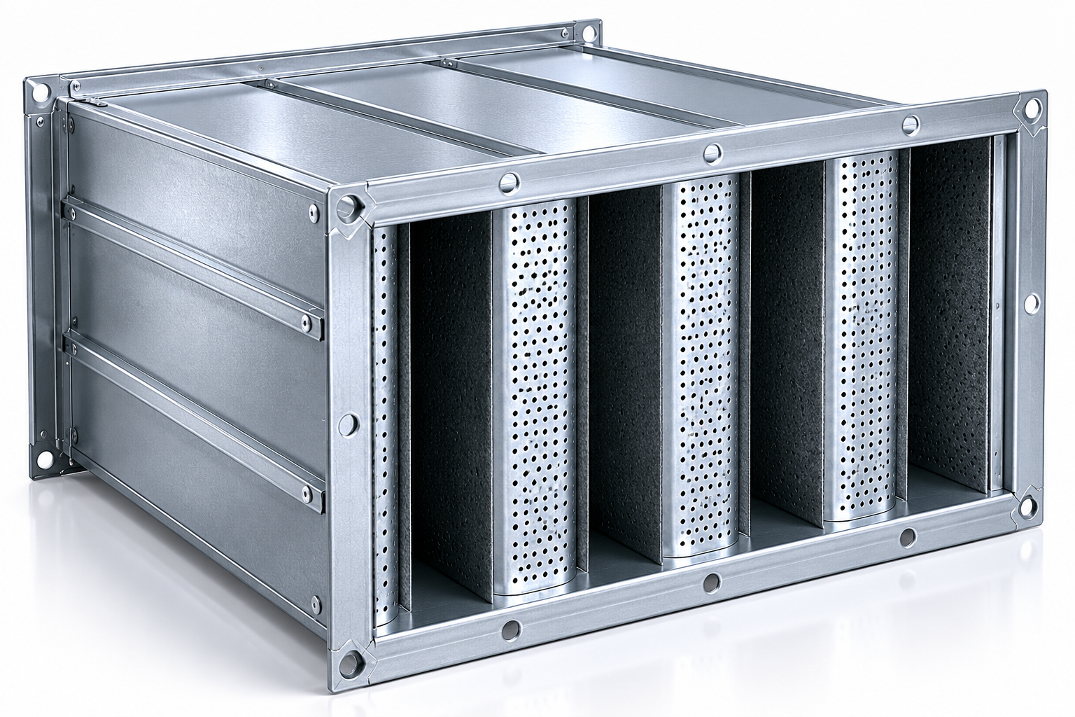 Rectangular Sound Attenuator